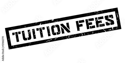 Tuition Fees rubber stamp