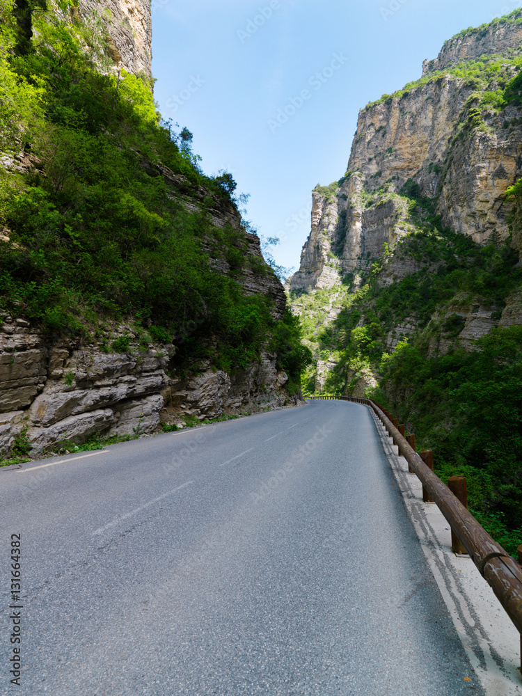 Mountain road, gorges du cians, france