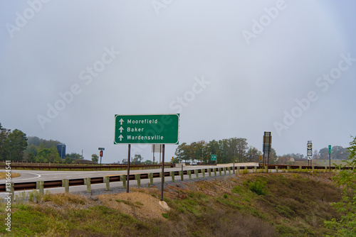 Distance Signpost in West Virginia photo
