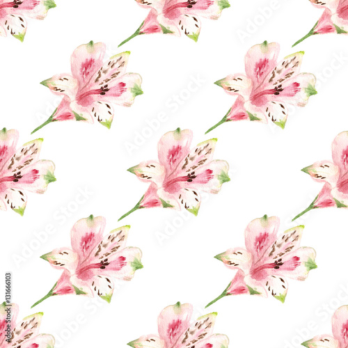 Seamless background with flowers