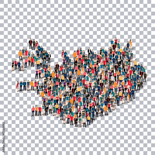 people map country Iceland vector