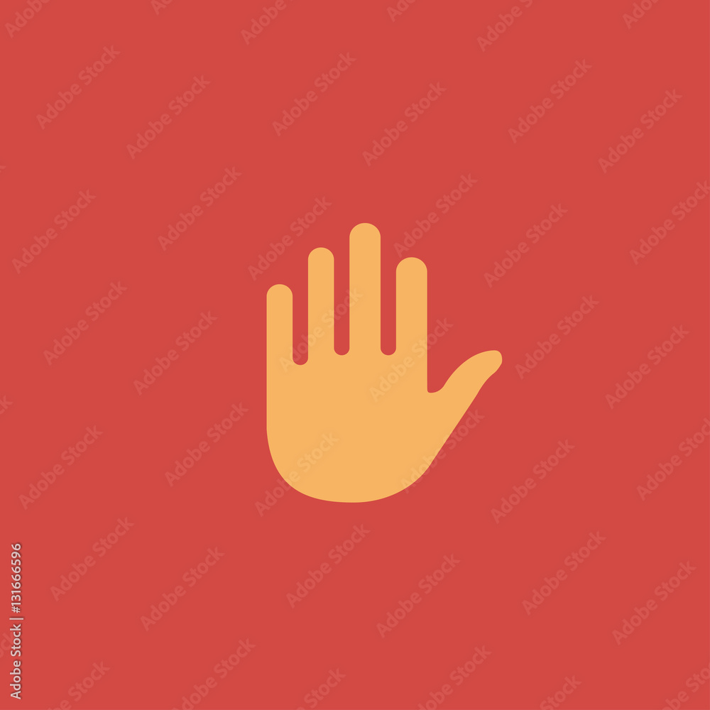 Obraz premium hand icon. flat design