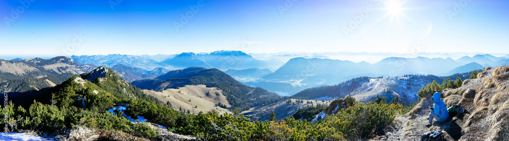 Mountain panorama Trainsjoch (1)