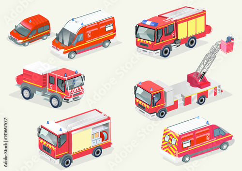 Camions de pompiers photo