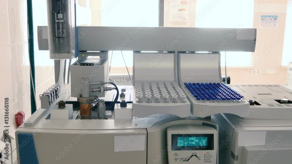 Laboratory instrument works. Laboratory instrument works.