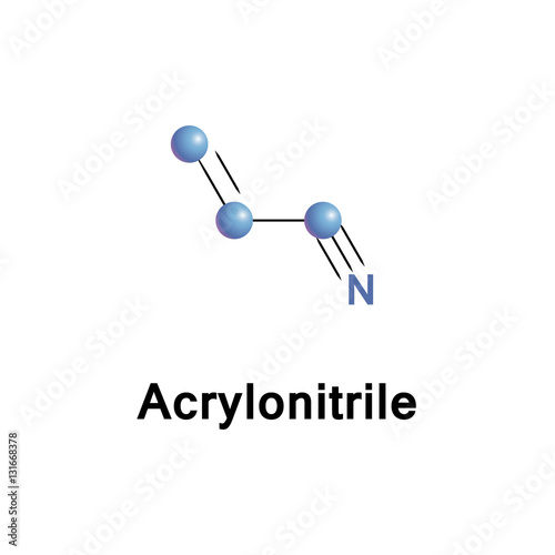 Acrylonitrile is an organic compound consists of a vinyl group linked to a nitrile. It is a monomer for the manufacture of plastics such as polyacrylonitrile. It is reactive and toxic at low doses.