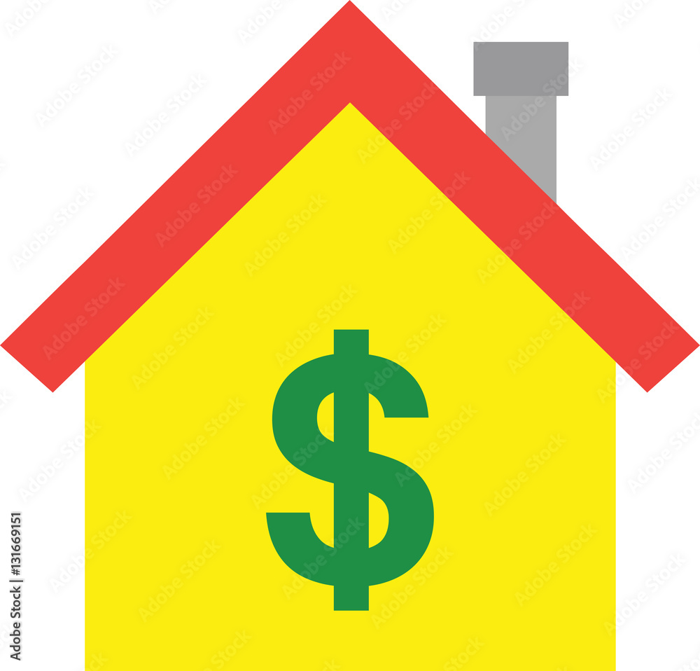House with dollar House with dollar