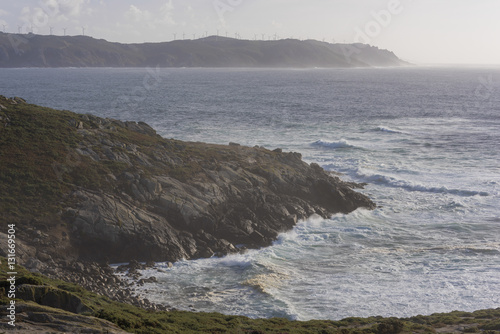 Coast of Punta Nariga (Malpica, La Coruna - Spain).