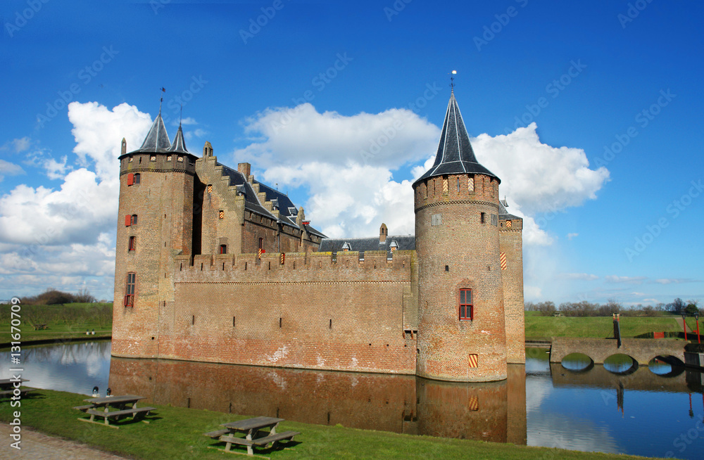 Muiden Castle (Dutch: Muiderslot) - a castle in the Netherlands, located at the mouth of the Vecht river