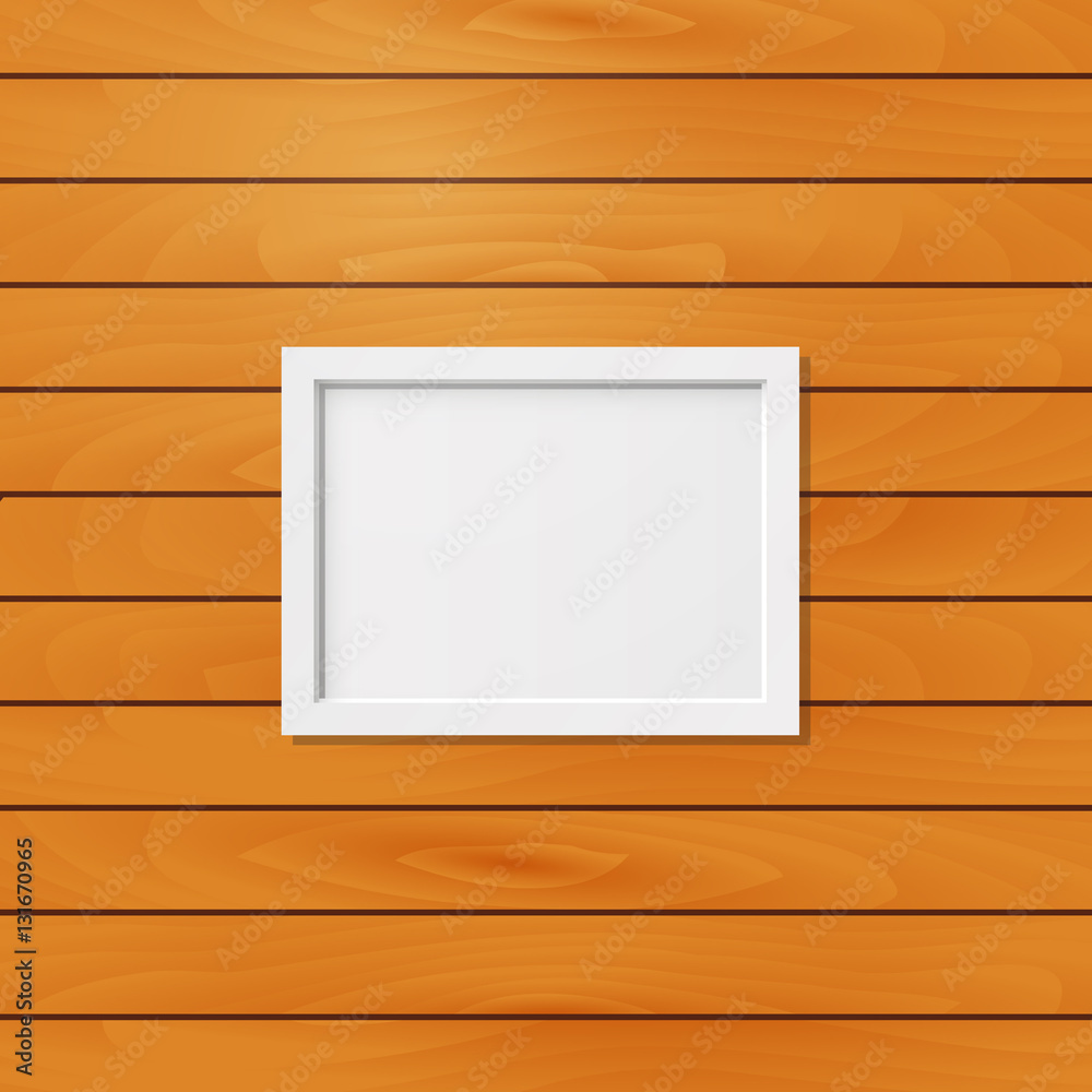 Picture frame on a wood Texture Picture frame on a wood Texture