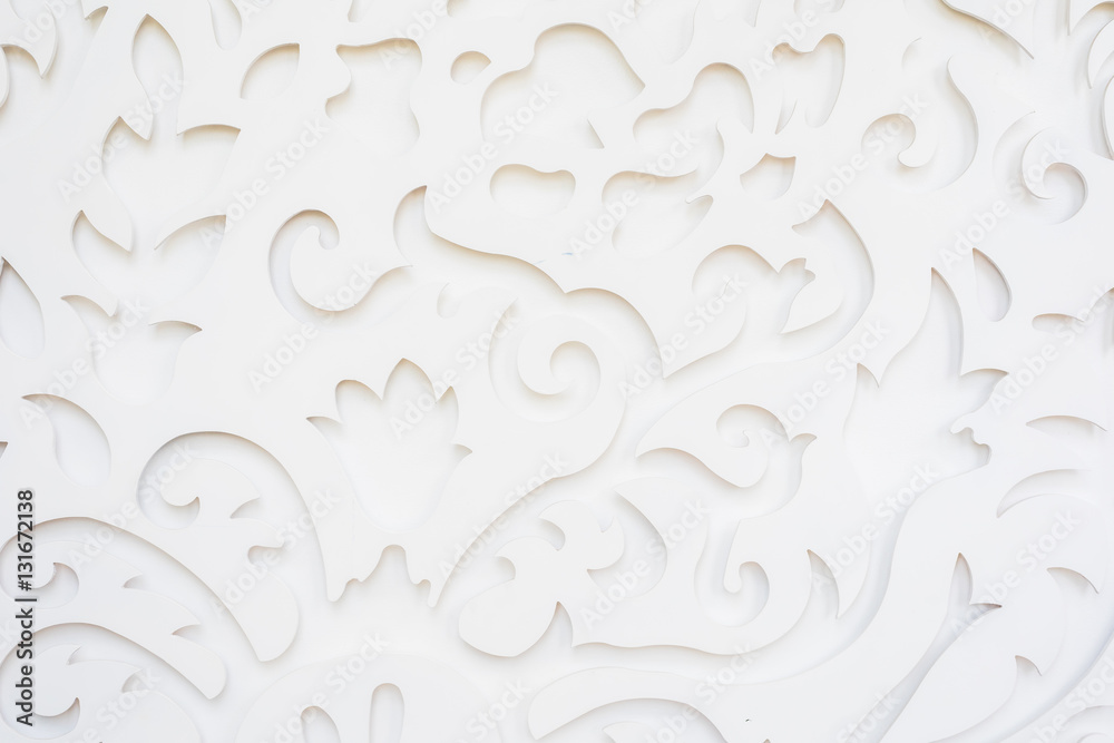 Fototapeta pattern of white wooden abstract