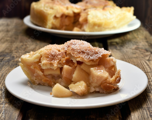 Piece of apple pie