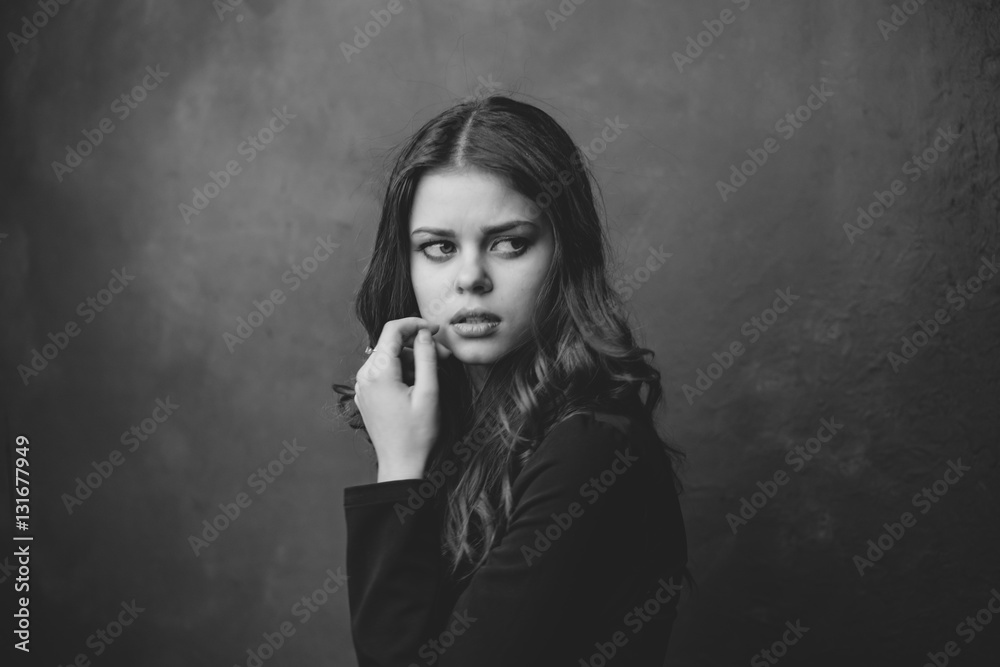 passionate lady in dark clothes, elegance, black and white photography passionate lady in dark clothes, elegance, black and white photography