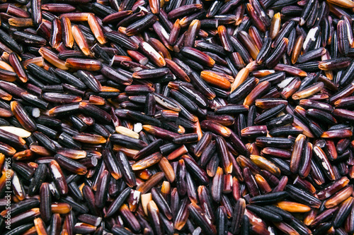 black rice background, texture