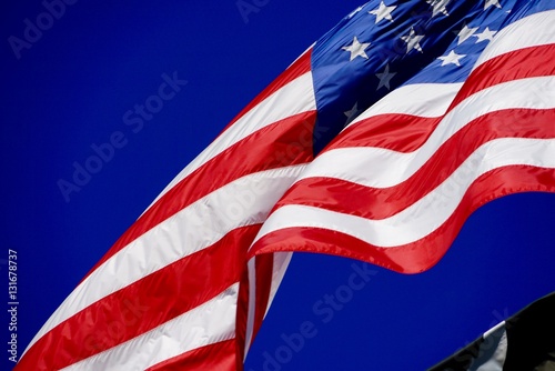 American Flag Waving