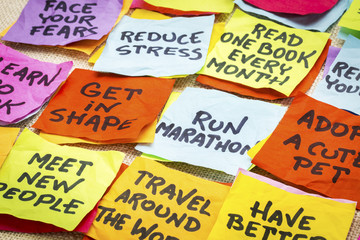 realistic and unrealistic new year resolutions