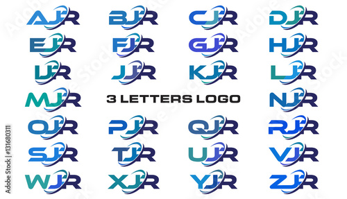 3 letters modern generic swoosh logo AJR, BJR, CJR, DJR, EJR, FJR, GJR, HJR, IJR, JJR, KJR, LJR, MJR, NJR, OJR, PJR, QJR, RJR, SJR, TJR, UJR, VJR, WJR, XJR, YJR, ZJR