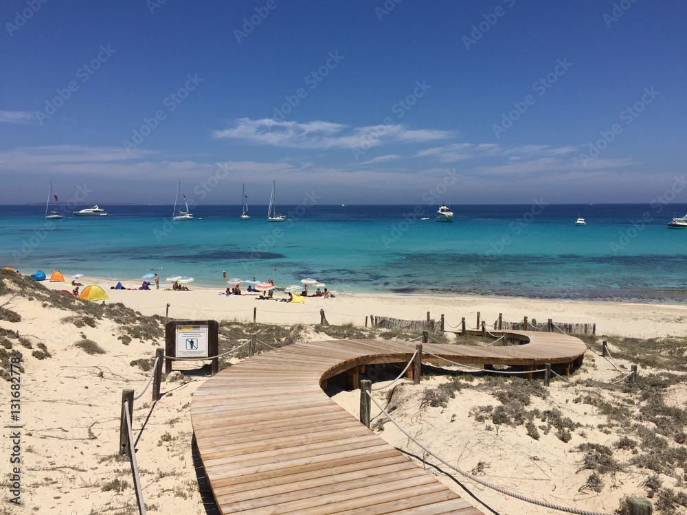 Beatiful Sunny Beach day in Formentera Spain. Beatiful Sunny Beach day in Formentera Spain.