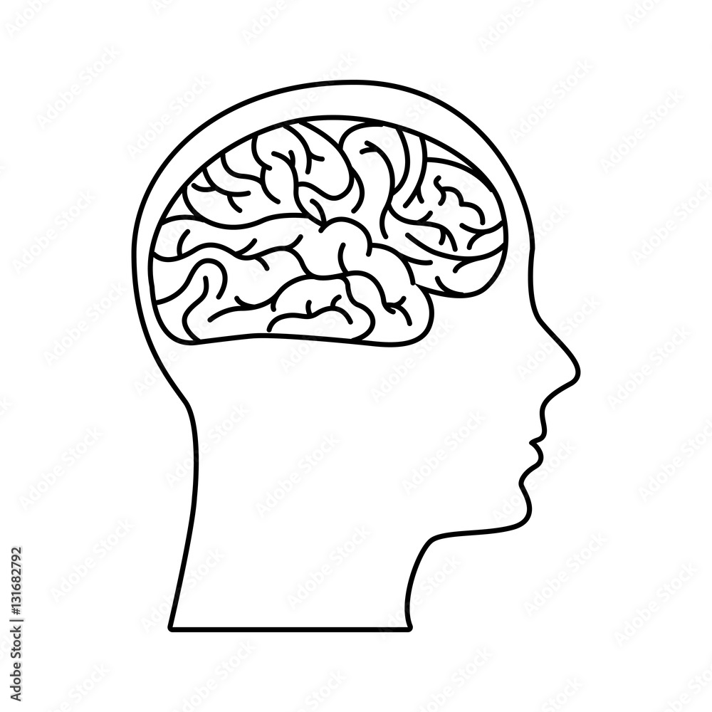 head human profile icon vector illustration design head human profile icon vector illustration design
