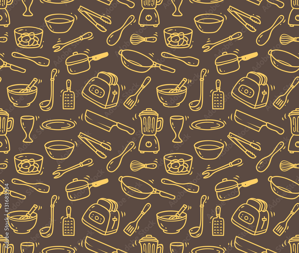 cooking utensil seamless background cooking utensil seamless background
