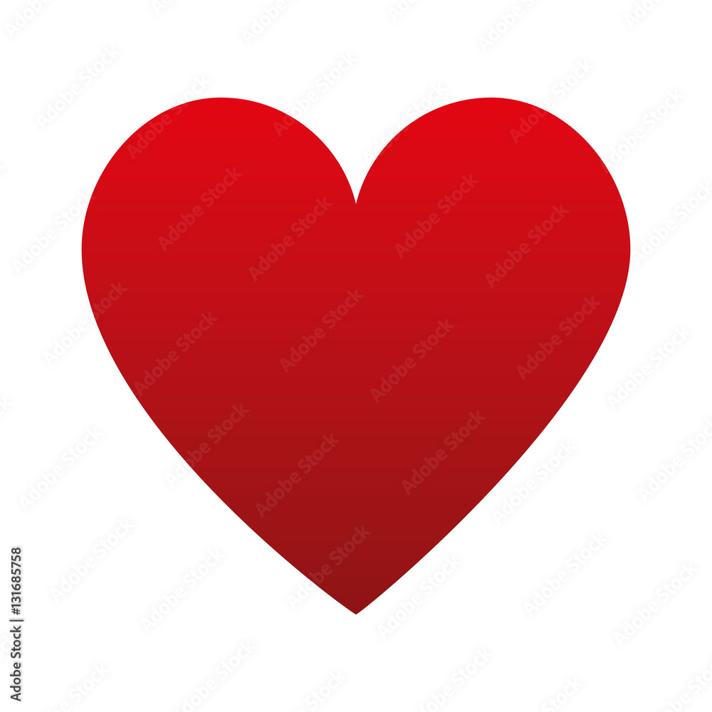 heart love decoration icon vector illustration design