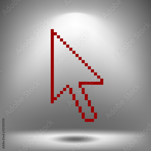 Vector arrow cursor icon