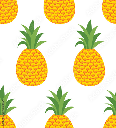 Pineapple summer background