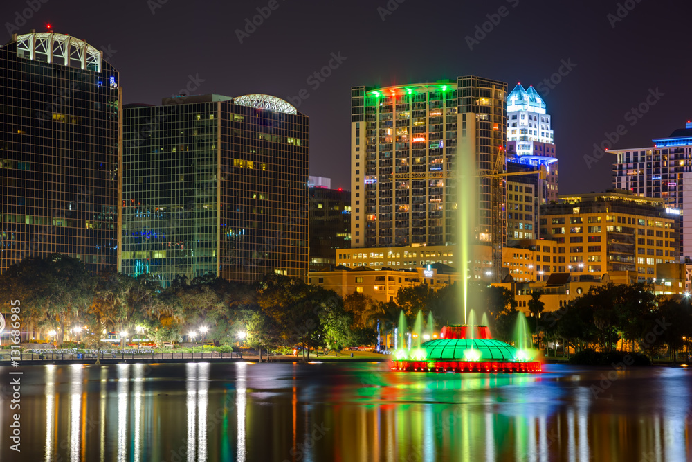 Obraz premium Night at Orlando