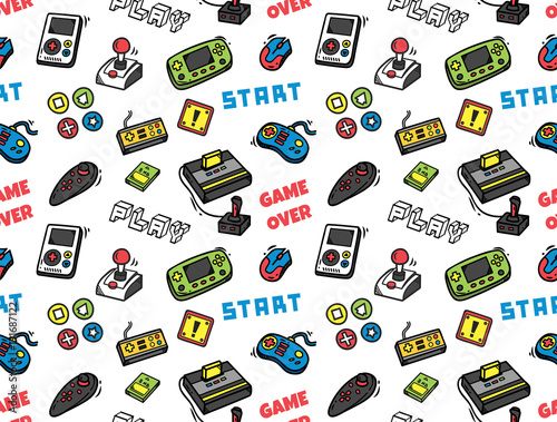 Video game seamless background