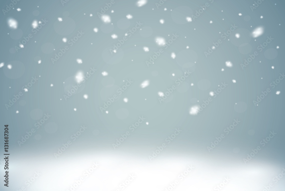 Winter with snow in transparent background Winter with snow in transparent background