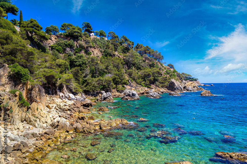 Fototapeta premium Coast of Lloret de Mar i