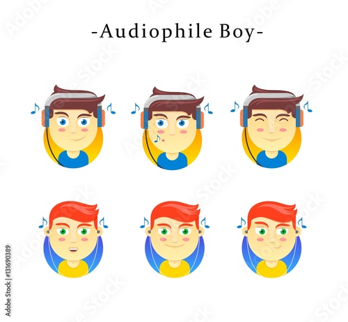 Audiophile Boy character, for o=all of you audio lovers