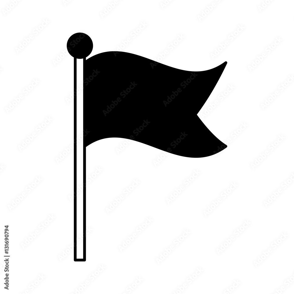 flag location isolated icon vector illustration design flag location isolated icon vector illustration design