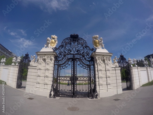 entrance gate to Belvedere castle