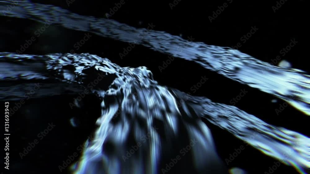 Flying is a strange space landscape