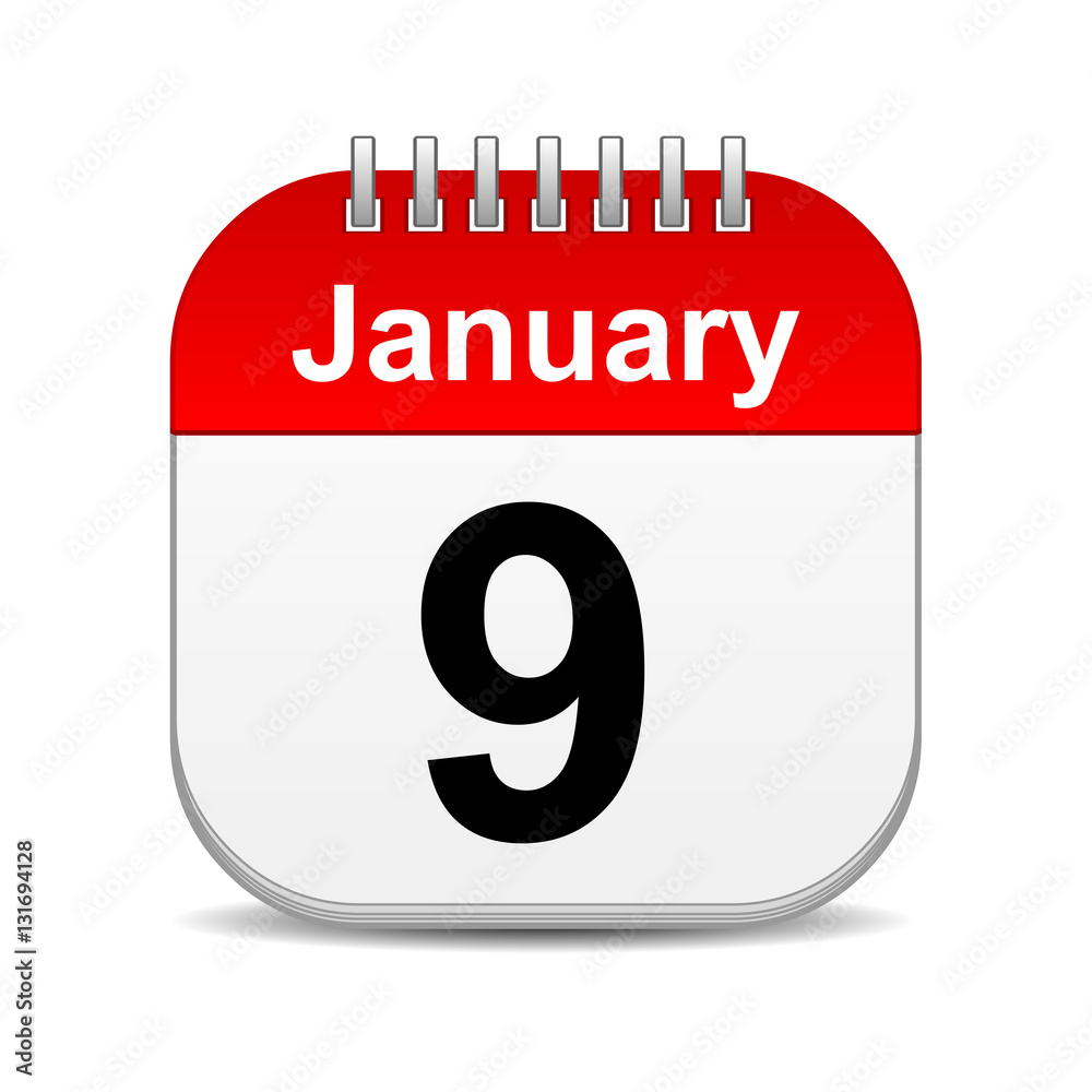 January 9 calendar icon January 9 calendar icon