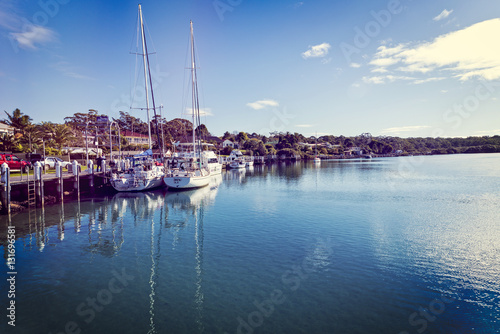 Currambene creek Huskisson New South Wales Australia.