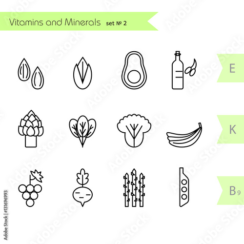 Healty food background representing