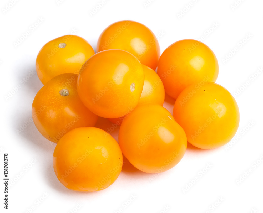 Heap of yellow tomatoes Heap of yellow tomatoes