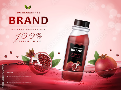Pomegranate juice ads