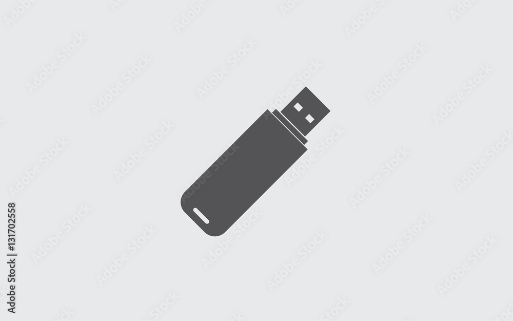 Vector usb flash drive icon.