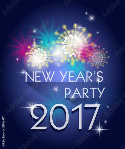 new year's party poster