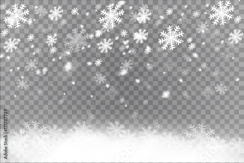 Wallpaper Mural Winter with snow in transparent background Torontodigital.ca