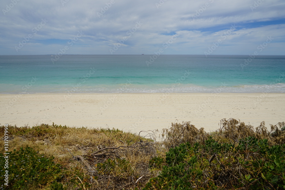 Beach on the Indian Ocean in the town of Cambridge, Western Australia