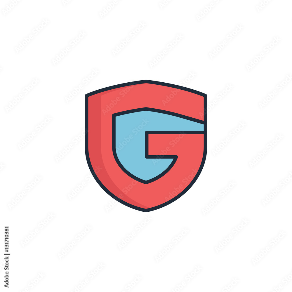 Shield Security Logo Vector Design Shield Security Logo Vector Design