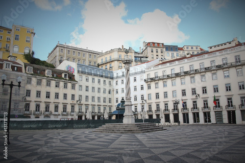 Lisbonne, place de l’hôtel de ville