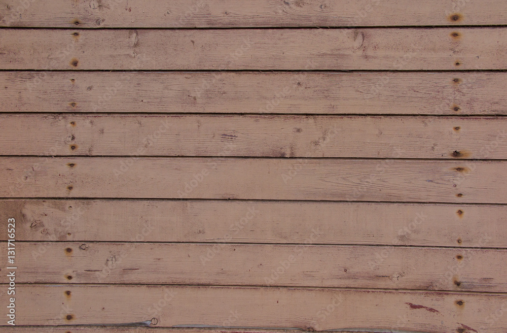 Naklejka premium Wall of wooden planks