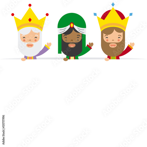 three kings of orient. blank space