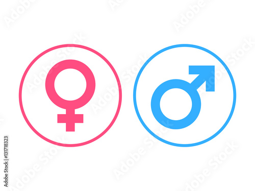 Gender icon outline transparent