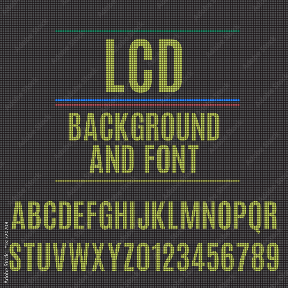 Fototapeta premium LCD screen
